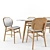 Agave Dining Set: Table & Lilith Chair 3D model small image 2