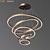 Modern LED Ring Pendant Light 3D model small image 2