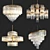 Glistening Crystal Chandelier Collection 3D model small image 1