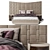 Luxury Jubilee XL Bed Set 3D model small image 2