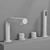 Luxury Stone Shower Set 3D model small image 3