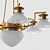 Brass Basel Pendant Chandelier 3D model small image 2