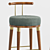 Elegant Mailu Bar Stool 3D model small image 2