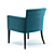 Siena Armchair: Stylish & Detailed 3D model small image 3