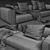 Elegant Flexform Lario Sofa 3D model small image 3