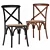 Elegant Carterville Wood Dining Chair 3D model small image 1