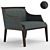 Elegant Liala Armchair: Stylish Comfort for any Space 3D model small image 1