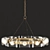 Sleek Arteriors Valerie Chandelier 3D model small image 1