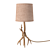 SABINA Table Lamp: Elegant Beige Design 3D model small image 1