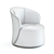 Elegant Oliver Armchair: 3D Model with 3 Colours 3D model small image 2