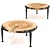 Bosco Wood Slice Coffee Table 3D model small image 1