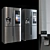 Samsung Family Hub Flex Fridge 3D model small image 2