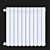 Sleek Black Radiator 3D model small image 3