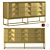 Elegant Torian Credenza: Stylish Storage Solution 3D model small image 1