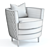 Dublin Armchair: Stylish, High-Detailed 3D Model 3D model small image 2