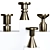 Elegant Chess Stool for Gaming 3D model small image 1