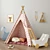 Playful Wigwam Nursery Set with Toys 3D model small image 1