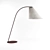 Vintage Cone Floor Lamp: Elegant and Modern Design 3D model small image 1