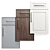 Custom Cabinet Doors Set: Vesta, Millbrook, Belmont 3D model small image 1