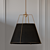 Modern Conical Drum Pendant 3D model small image 2