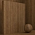 Seamless Pine Wood Set 70 3D model small image 3