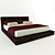 Luxury Hotel Bed 2450mm x 2003mm 3D model small image 1