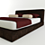 Luxury Hotel Bed 2450mm x 2003mm 3D model small image 2