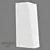 Modern OM Gypsum Wall Lamp | RD-305 3D model small image 1