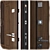 Lily Metal Entry Door: Your Perfect Frame 3D model small image 2