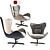 Contemporary Calligaris Lazy Armchair 3D model small image 2