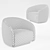 Luxury Fendi Fanny Armchair: Unmatched Comfort 3D model small image 2