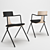 Sleek T-Shaped Chair Design 3D model small image 1
