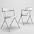 Sleek T-Shaped Chair Design 3D model small image 2