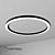 HOKASU Halo: Stylish Aluminum Pendant Light 3D model small image 4