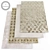 Modern Style Rug Set 3D model small image 1