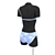 Sparkling Swimsuit: 3 Variants 3D model small image 2
