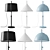 Modern Desk Lamp | Wastberg Nendo 3D model small image 1