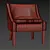 Ultra Plush Olivet Club Chair 3D model small image 3