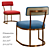 Conrad Modern Side Chair 3D model small image 2