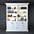 Amir's Stylish Bookcase: Design & Render 3D model small image 1