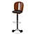 Elevate Your Space: Stylish Bar Stool 3D model small image 1