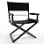 Foldable Director Chair 3D model small image 1