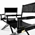 Foldable Director Chair 3D model small image 2