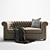 Elegant Chesterfield Sofa, Multiple Finishes 3D model small image 1