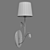 Elegant ANDREA Wall Lamp: Brass Finish 3D model small image 2