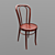 Classic Thonet Chair 3D model small image 1