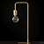 Vintage Brass Arc Table Lamp 3D model small image 2