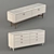 Elegant Italian Sideboards with Legs - Bellagio 3D model small image 1