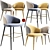 Elegant Modrest Carlton Chair 3D model small image 1