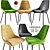 Modern Alfie Dining Chair 02 3D model small image 1